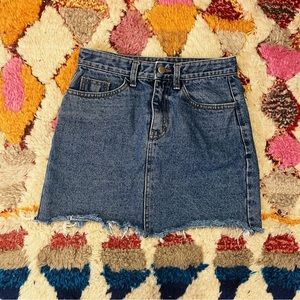 OAK + FORT | Denim Mini Skirt